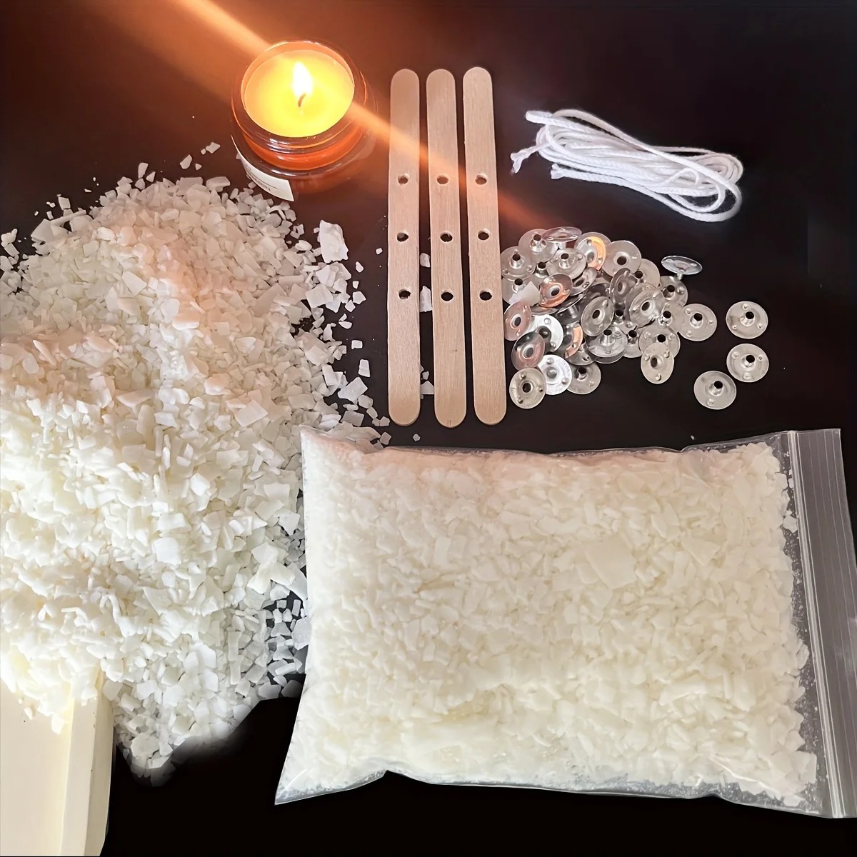 Candle Making Kit - Kaarsen Maken Kits 100G Soja Wax