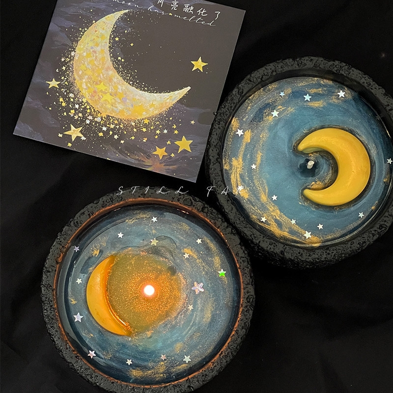 Smeltende Maan Geurende Kaars  - Wax Melts recensie en prijs
