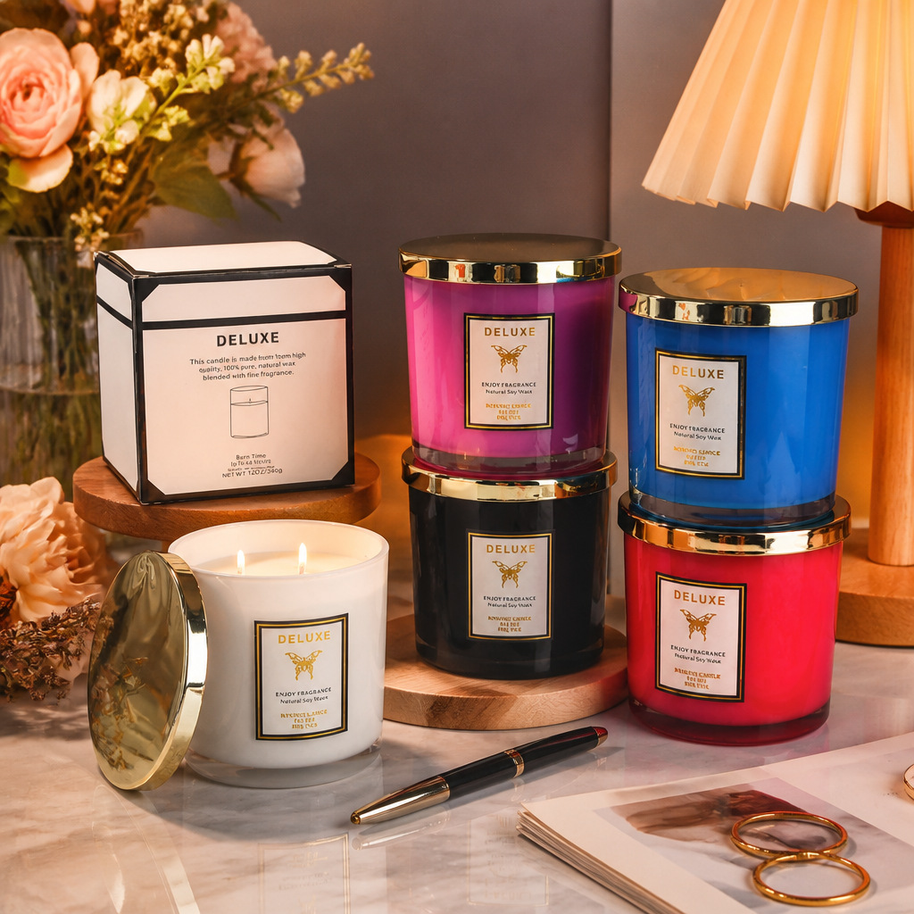 400G gouden glazen geurkaars v - Candle Fragrance recensie en prijs