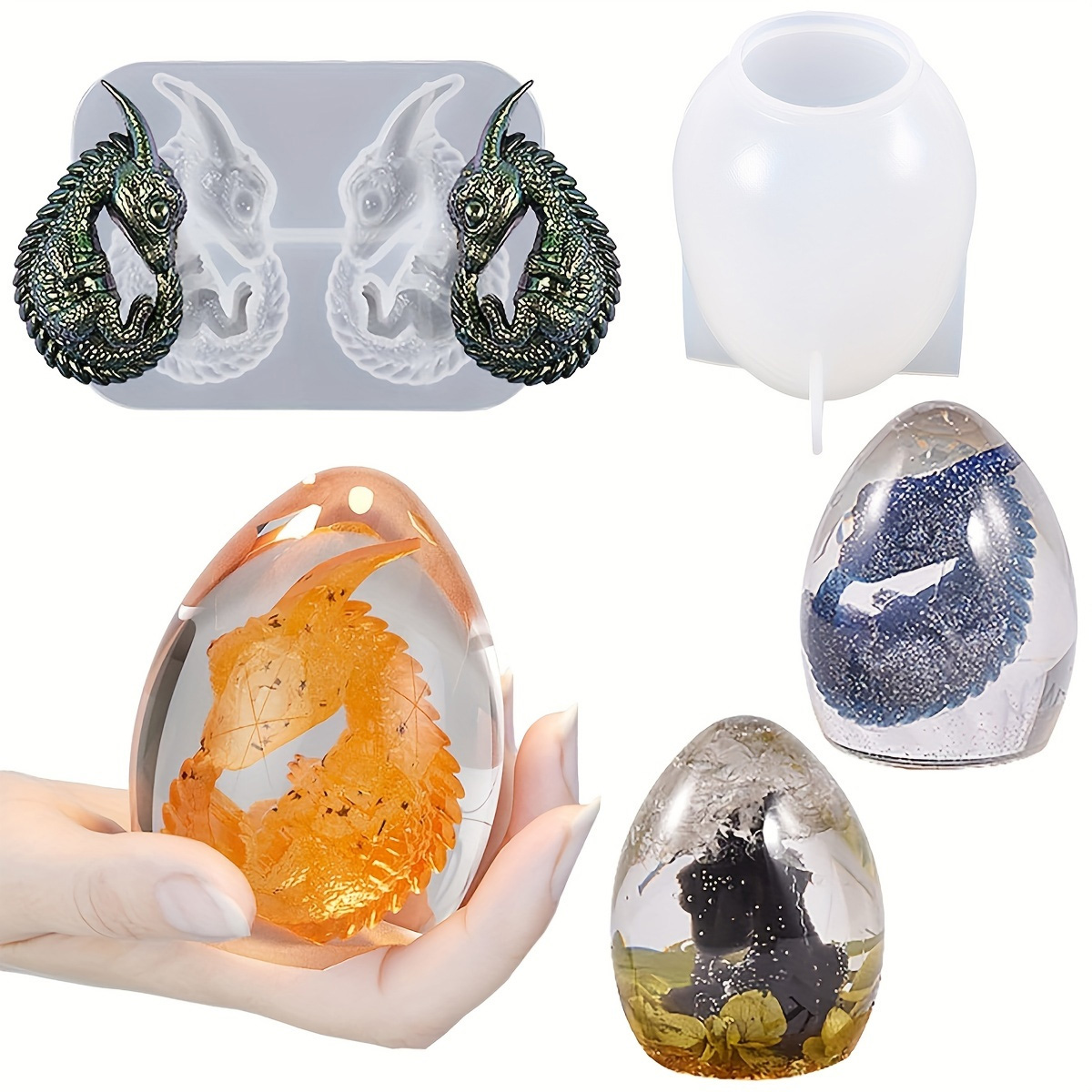 Siliconen drakenei mallen, 2-d - Candle Making Kit recensie en prijs